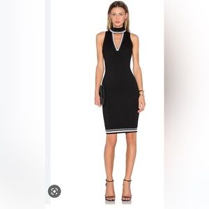 Elliatt-rapid dress in black- size small